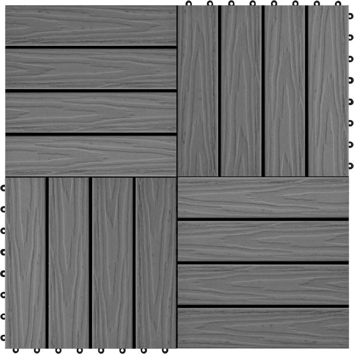 Produktbild vidaXL Terrassenfliese (11x, 30 x 30 cm)