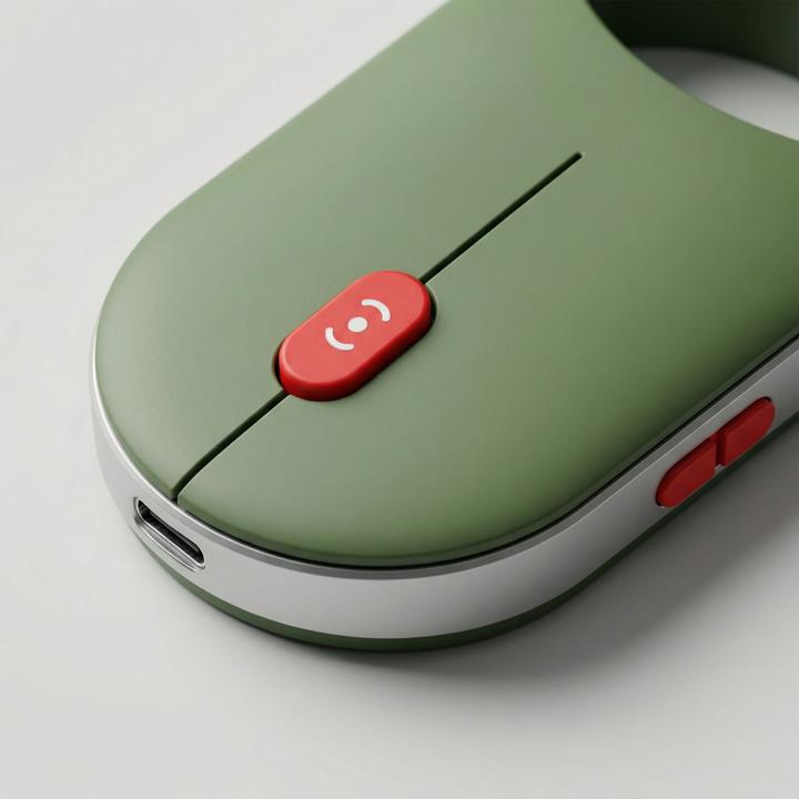 Image du produit CSL Maus kabellos Bluetooth & 2,4GHz für Rechtshänder & Linkshänder, 2 Geräte Maus, 7 Tasten, Grün (Docking, Filaire, Sans fil)