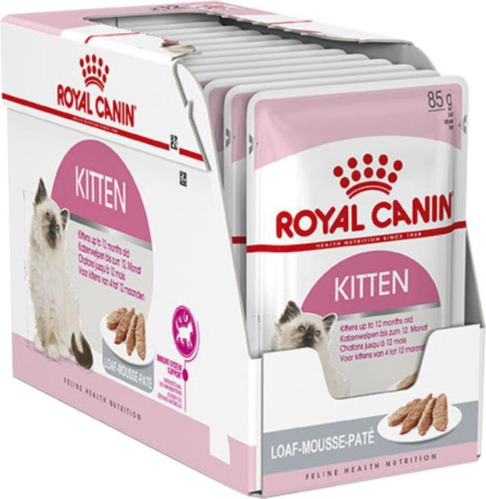 Produktbild Royal Canin Kitten Mousse (Junior, 12 Stk., 1020 g)