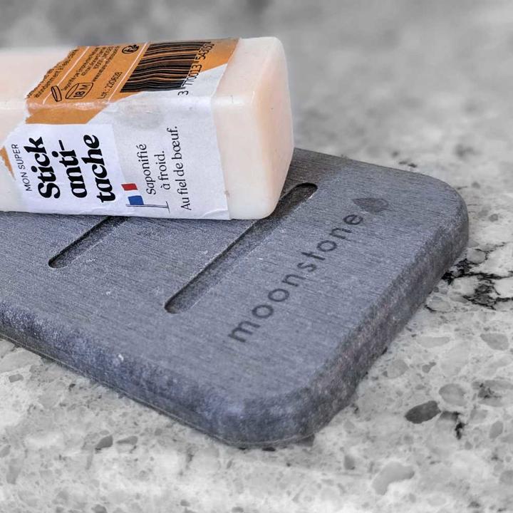 Image du produit Moonstone Porte-savon en diatomite Gris foncé