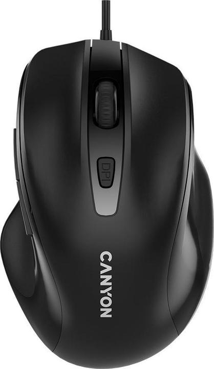 Canyon Computer mouse mouse M-6 Wired Black (Cable)
