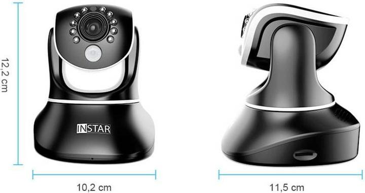 Produktbild Instar IN-8815 4K POE/WLAN schwarz 18005 IP Überwachungskamera (3840 x 2160 Pixels)