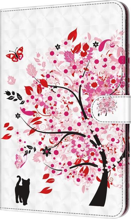 Productafbeelding Cover-Discount Galaxy Tab A8 10.5 - Etui glittereffect boom roze (Galaxy Tab A8)