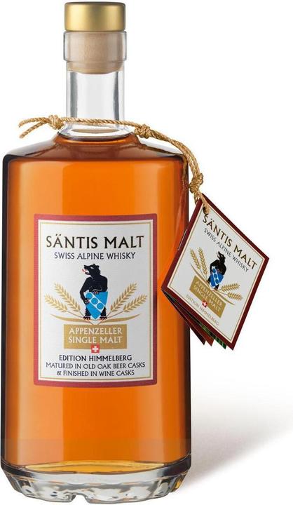 Actual product image Säntis Malt Gift set Himmelberg hip flask set 0.5 l (Single Malt, 1 x 50 cl)