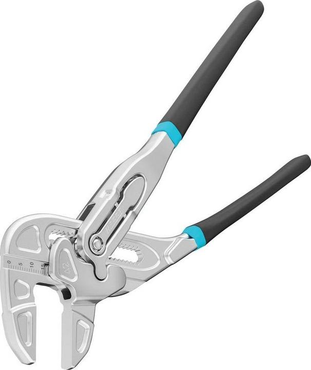 Actual product image HAZET Pliers spanner 762-18 (black/blue, 180mm, quick adjustment tip/step) (180 mm)