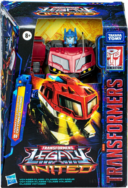 Immagine prodotto Hasbro Transformers Generations Legacy United Voyager Class Action Figure Universo Animato Optimus Prime 1