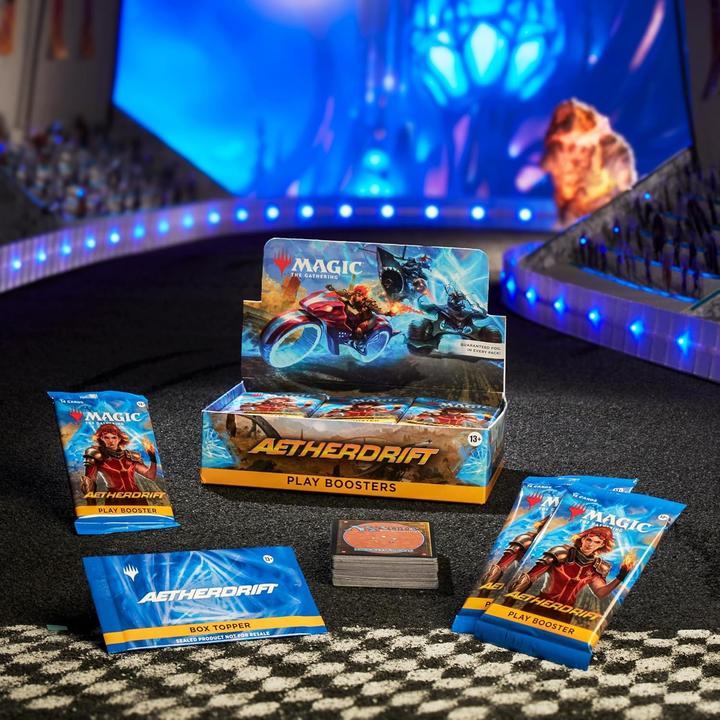 Produktbild Magic the Gathering Etherdrift Play-Booster-Display mit 30 Boostern und Box-Topper-Karten (Deutsch, Booster Display)