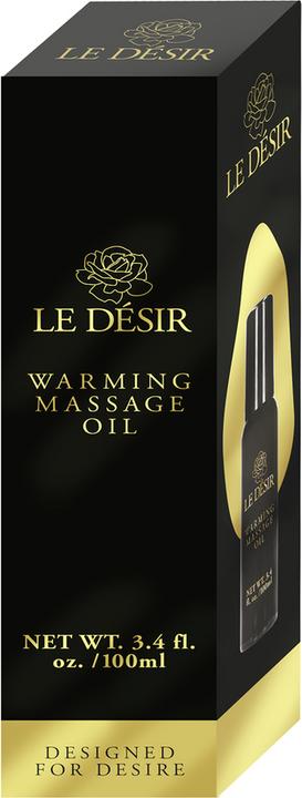 Actual product image Le Désir Warming Massage Oil - 3.4 fl oz / 100 ml (100 ml)
