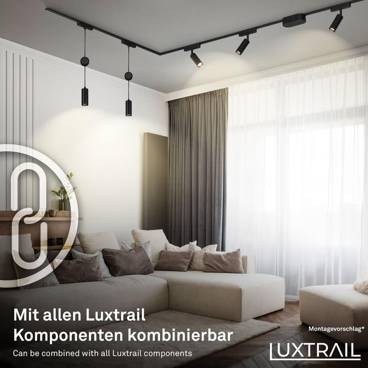 Produktbild Briloner LUXTRAIL NV Schienensystem - Erweiterungs-Set, Schwarz, 2x LED / 5W (450 lm)