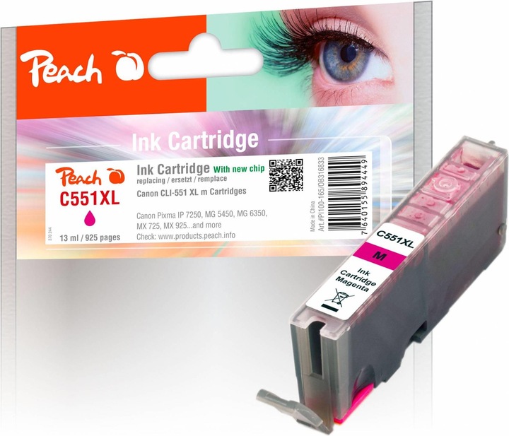 Actual product image Peach Cli-551m XL (M)