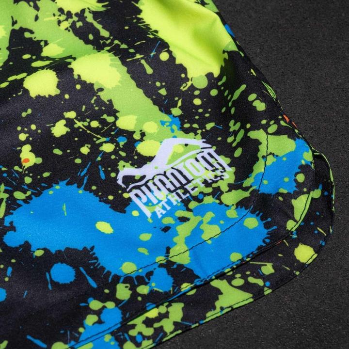 Produktbild Phantom Athletics Fightshorts FUSION Splatter /Neon (L)