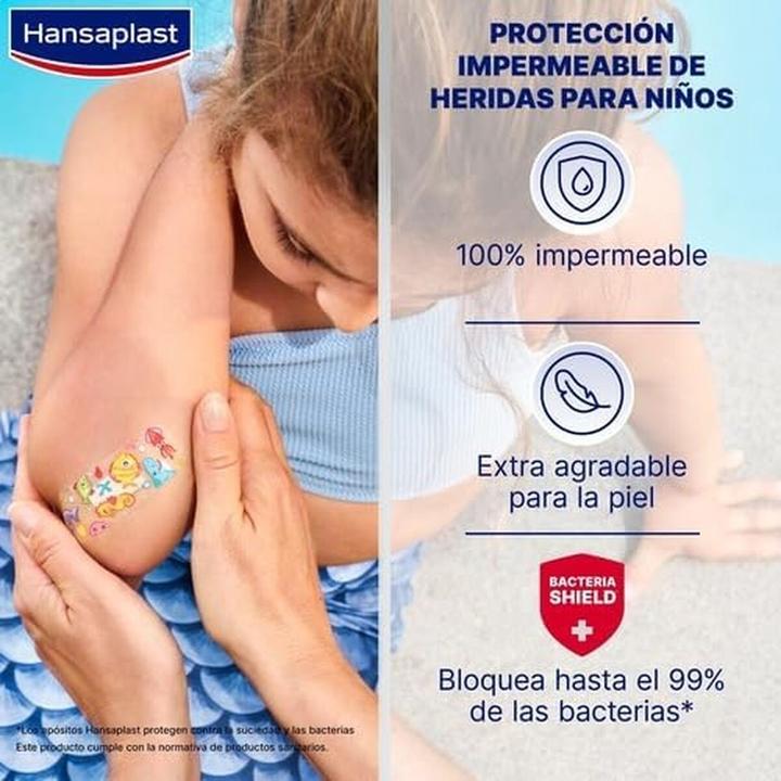 Produktbild Hansaplast Waterproof Adhesive Bandages Aqua For Kids - 20 Pieces (20x)
