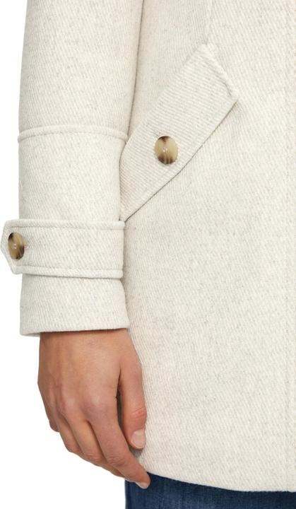 Produktbild S.Oliver Outdoor-Mantel Strukturierter Wollmantel mit Teddyplüschfutter