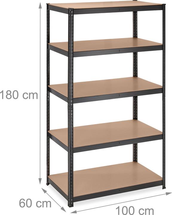Actual product image Relaxdays Heavy duty shelf