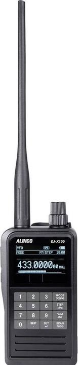 Alinco DJ-X100E – Digitaler Multi-Mode Breitband-Empfänger mit USB-C und GPS