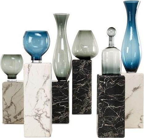 Actual product image Pols Potten Pillar L 91.4cm - White Marble