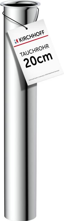 Magni Kirchhoff 98848018 Immersion pipe for siphon 20cm chrome, pipe extension 200mm for bottle siphon (Bottle siphon, 1 1/4")