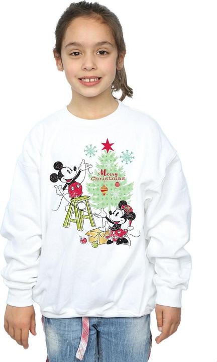 Produktbild Disney Mickey And Minnie Christmas Tree Sweatshirt Mädchen (116)