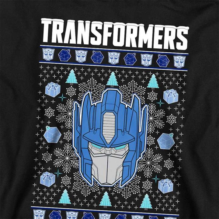 Image du produit Transformers - Sweat à capuche Noël OPTIMUS PRIME UGLY - Enfant (128)
