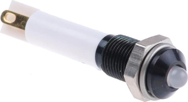 Produktbild RS PRO LED erhaben 6mm schwarz 24Vdc rot/grün