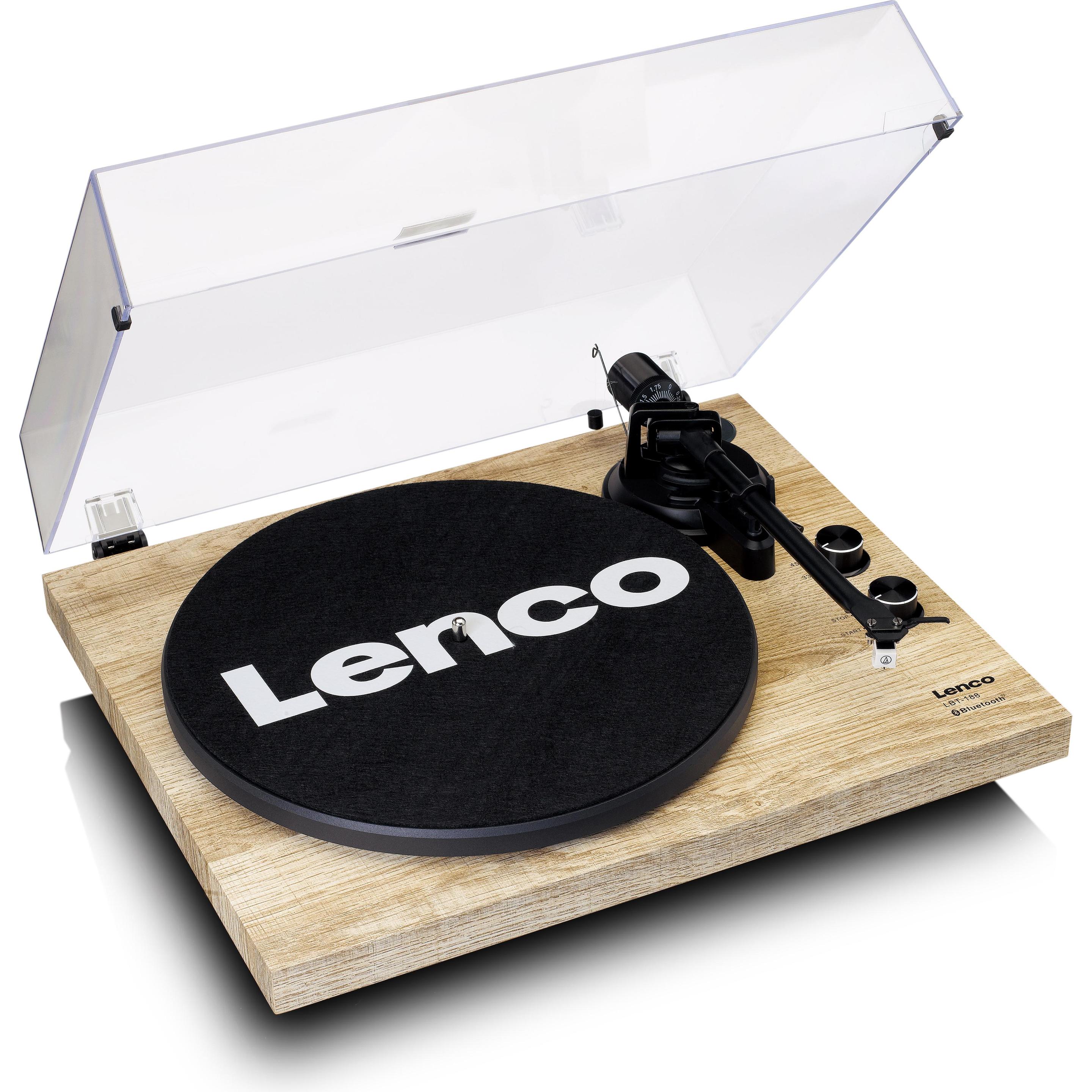 Lenco LBT-188 (Manuell), Plattenspieler, Braun