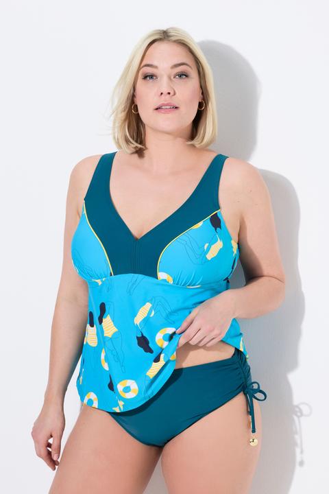 Immagine prodotto Ulla Popken Tankini con nuotatrice, coppe morbide e spalline regolabili (46)
