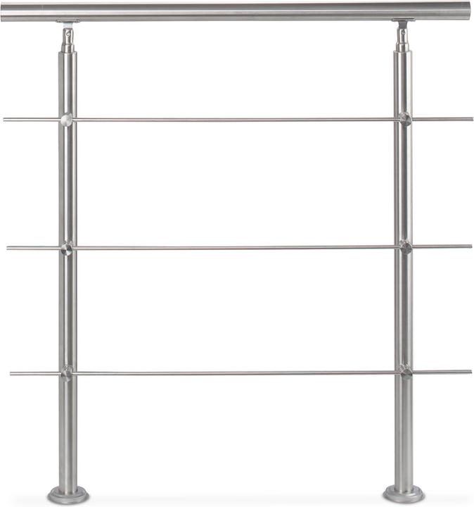 Actual product image Relaxdays Stair railing 1,5m (Stainless steel)