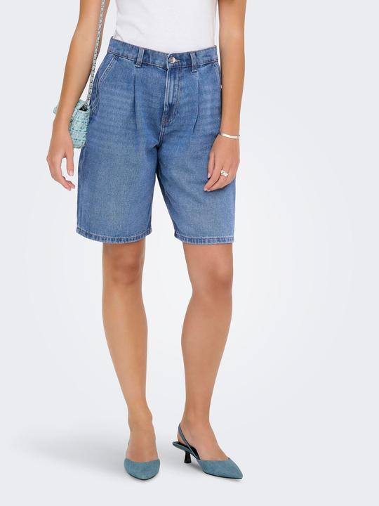 Produktbild Only ONLIVY Weiter Beinschnitt Jeans-Shorts Jeans-Shorts (L)