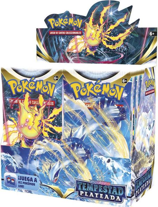 Produktbild Pokémon Spanish Pokemon Sword and Shield Silver Storm About collectible card games (Spanisch, Booster Pack)