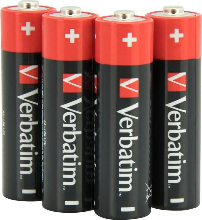 Actual product image Verbatim Battery 4 x AA / LR6 - Alkaline (4 pcs., AA)