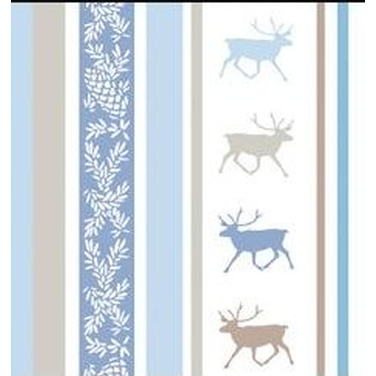 Ursus, Bastelpapier, Transparentpapier 115 g/qm A4 VE=25 Blatt Classic Christmas blau/braun Motiv 4 (115 g/m², 25 x)