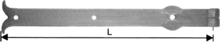 Image du produit Saner Epars droits 600mm, sans gond