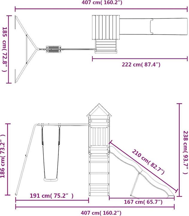 Image du produit vidaXL Spielplatz