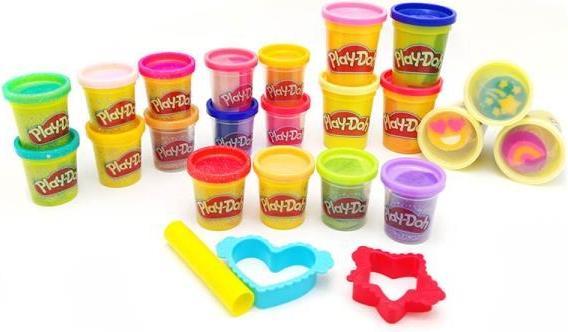 Immagine prodotto Lean Toys Play-Doh Brillante e Felice Confezione variegata con 21 vaschette, tra cui Brillantezza e