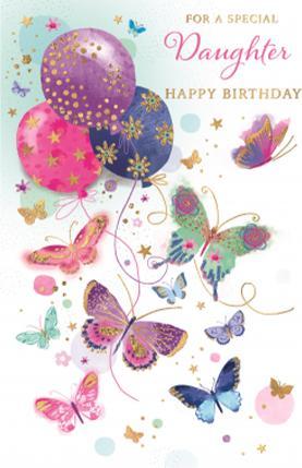 Produktbild Simon Elvin Grusskarte For A Special Daughter Happy Birthday 6erPack Karton (6 Stk.)