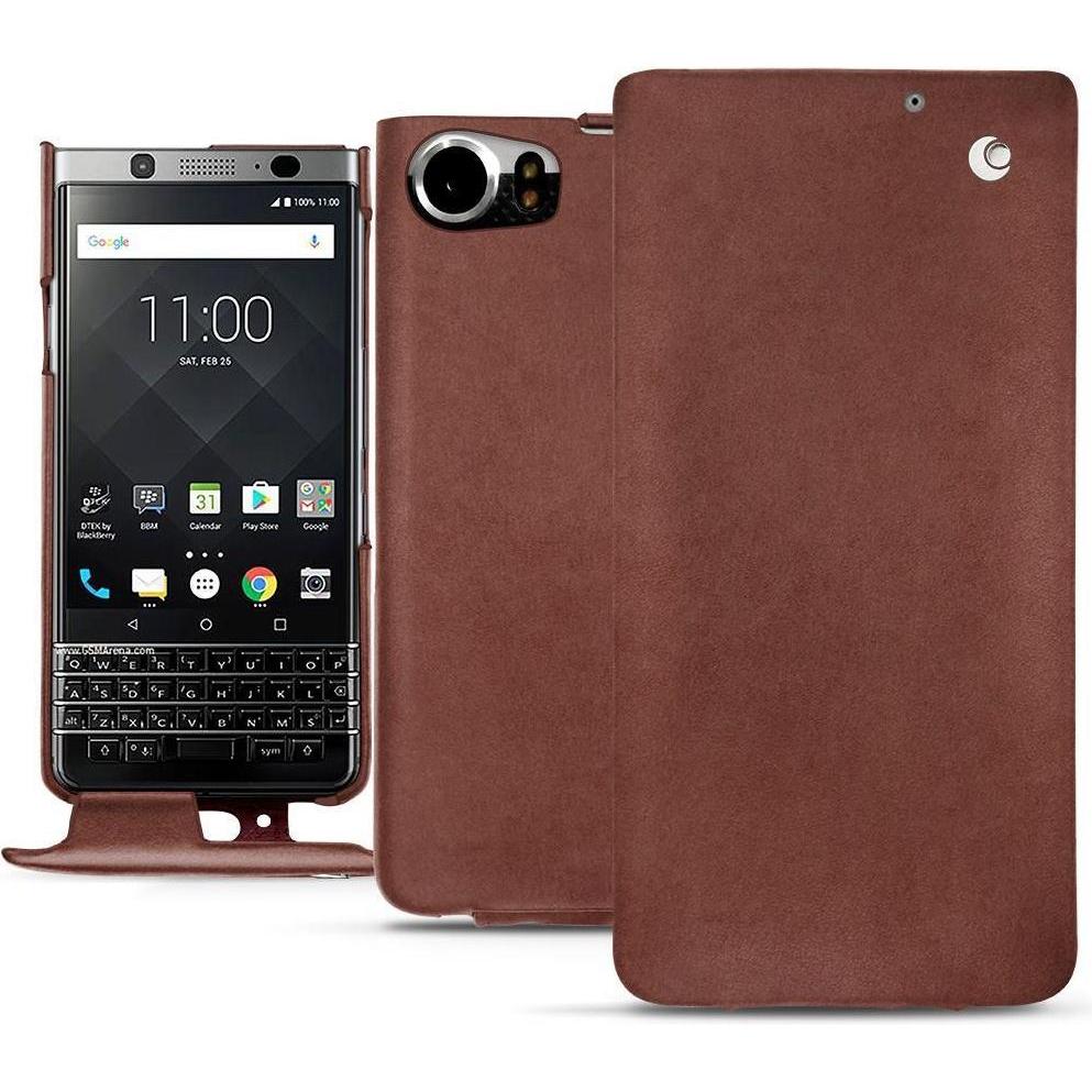 Thumbnail - Noreve Lederschutzhülle vertikal (Blackberry KEYone), Smartphone Hülle, Rot
