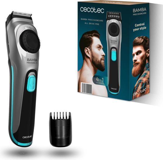 Produktbild Cecotec Bamba PrecisionCare AllDrive Pro Hair Clipper with Adjustable Wheel 75 Minutes Autonomy 19 Settings
