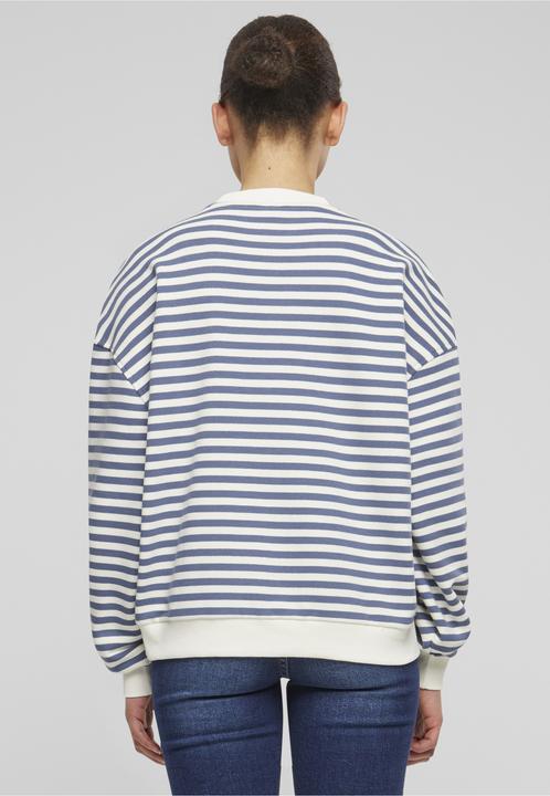 Produktbild Urban Classics Ladies Oversized Striped Crewneck - 137871 (M)