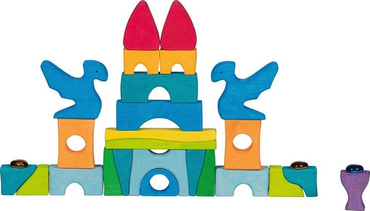 Productafbeelding Goki Schlossbaupuzzle Burg Funkelstein (41 onderdelen)