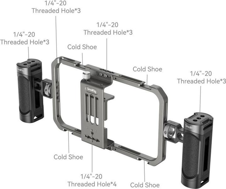 Produktbild SmallRig 4121 All in One Video Kit Basic (2022) (Cage, Griff)