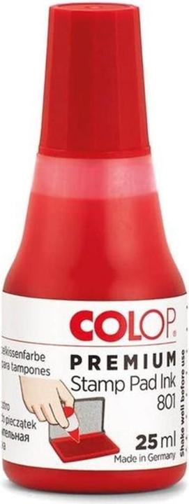 Colop Inchiostro per timbri 801, 25 ml, rosso