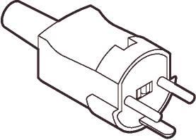 Actual product image LK Plug type 186lige with earthing shatterproof16A 250V red/green