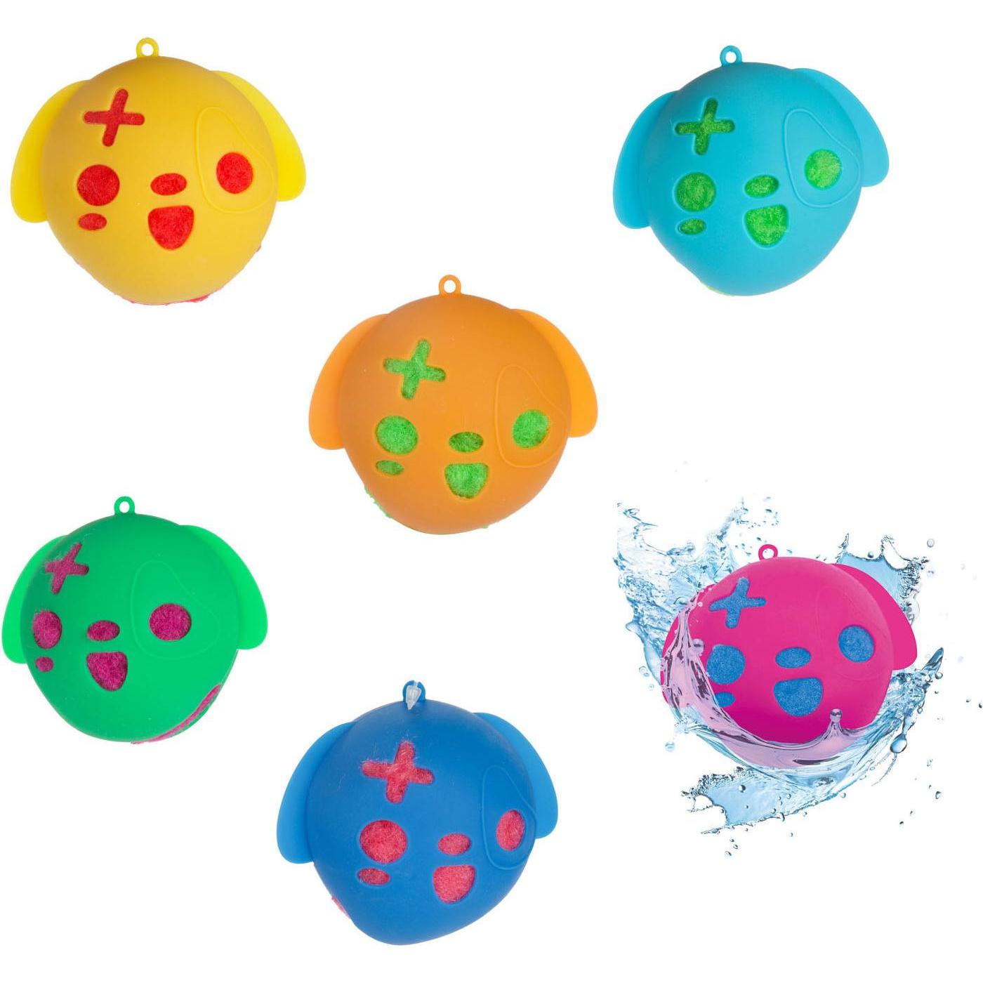 Toi-Toys 6 Wasserbomben Soft Cover 6cm wiederverwendbar (6x)