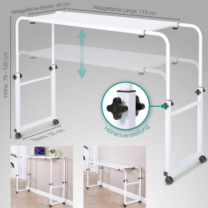 Produktbild Aktivshop Betttisch (190 x 46 x 120 cm)
