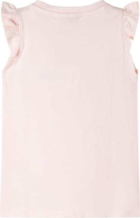 Immagine prodotto vidaXL Maglietta da bambino con maniche a balze rosa pallido 128.Materiale (128)