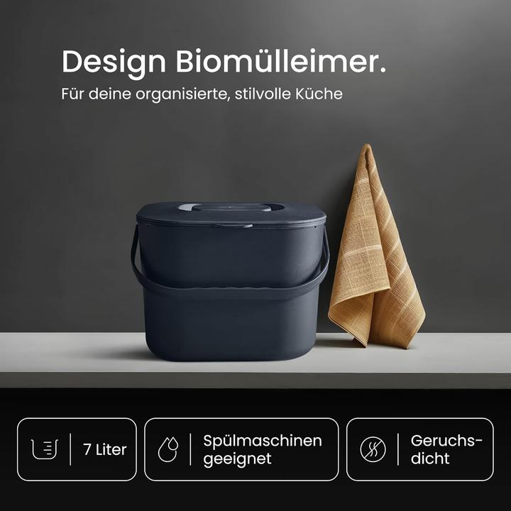 Produktbild Black Sweden Home Komposteimer mit Sieb (7 l)