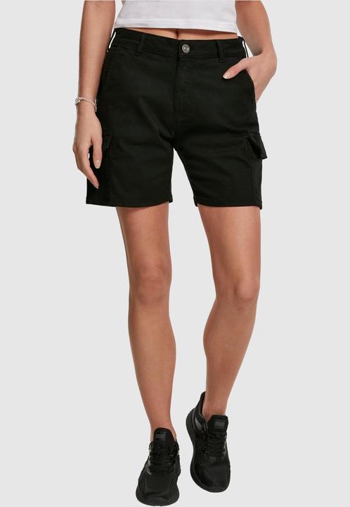 Actual product image Urban Classics Ladies High Waist Cargo Shorts (27)