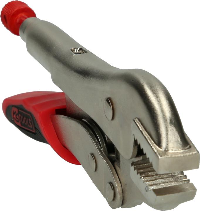 Produktbild KS Tools Gripzange mit Easy-Release, gerade Backen (175 mm)
