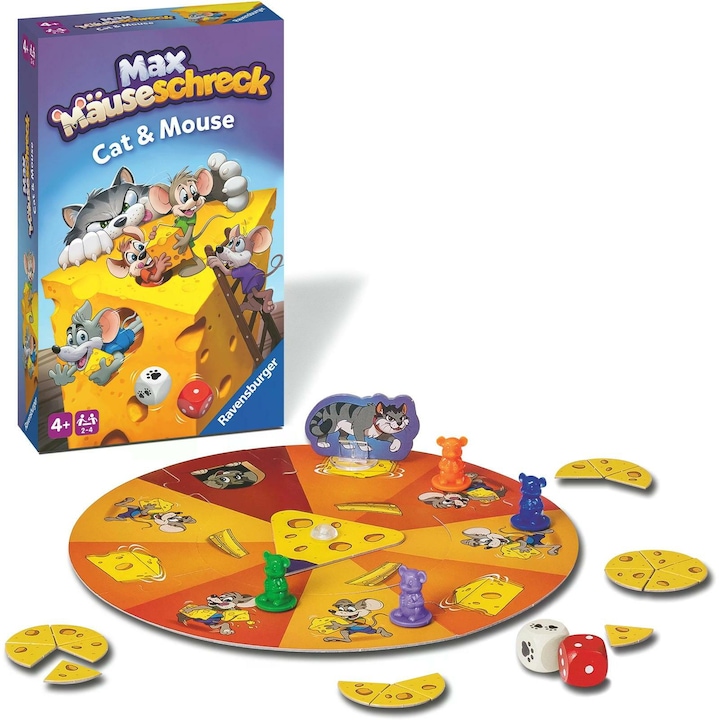 Produktbild Ravensburger Max Mäuseschreck (Italienisch, Französisch, Deutsch)