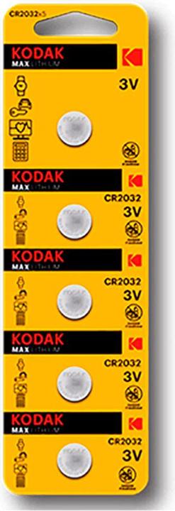 NoName CR2032 5-pack Kodak (5 pcs., CR2032, 210 mAh)
